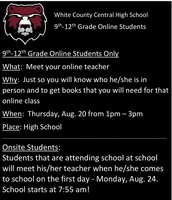 WCC HS Online Information