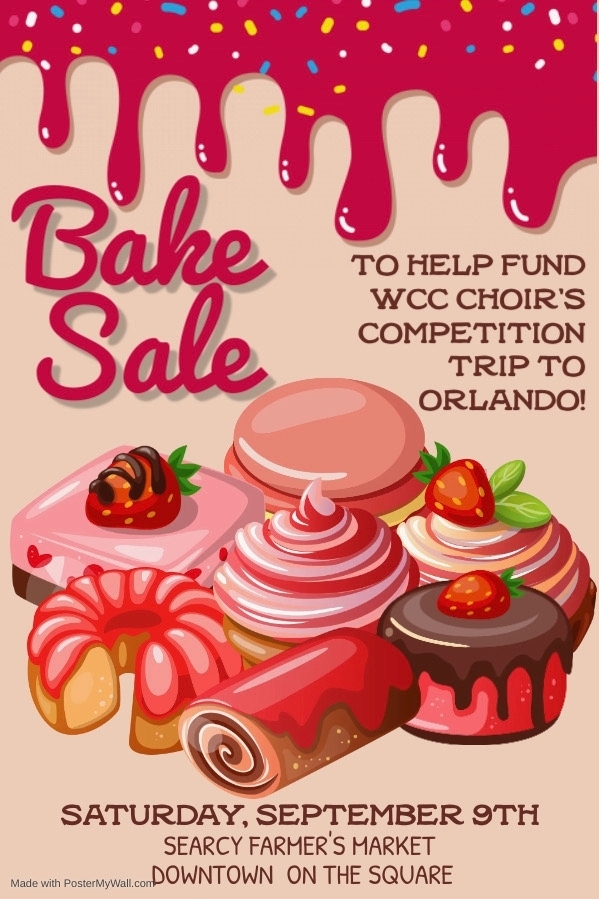 Bake sale poster